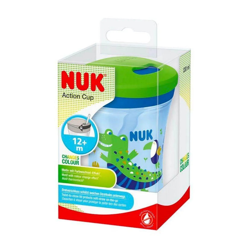 Vaso aprendizaje NUK CAMBIO DE COLOR por temperatura, 230 (12m+) - KIDSCLUB Tienda ONLINE