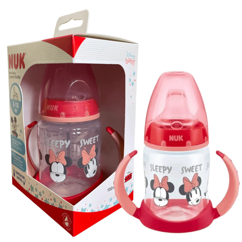 Vaso Aprendizaje Nuk Con Boquilla Minnie (6-18 Meses) 150 Ml. - Kidsclub