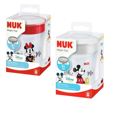 VASO Magic Cup NUK Disney 230 ML 8 m + (Minnie / Mickey) - KIDSCLUB Tienda ONLINE