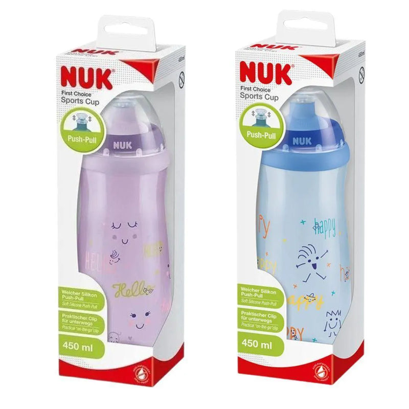 Vaso Sport Cup NUK 450 ml. con boquilla 24 m+ (con Boquilla) - KIDSCLUB Tienda ONLINE