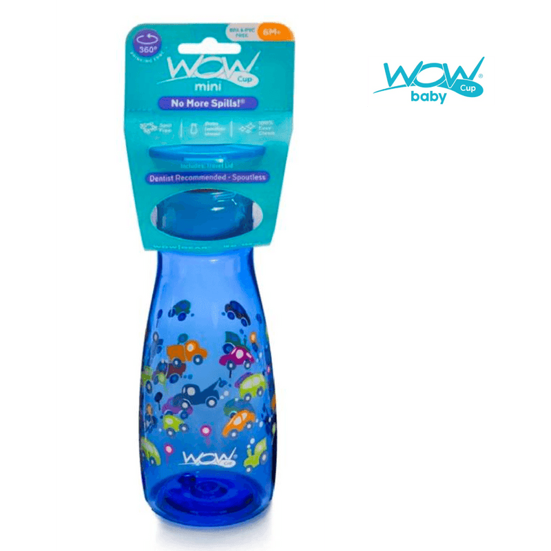 Vaso Wow Cup Mini Azul - KIDSCLUB Tienda ONLINE