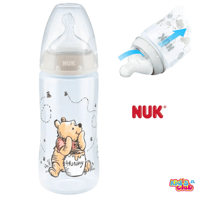 Mamadera Nuk F.Choice Winnie The Pooh 300 Ml (0-6 Meses)