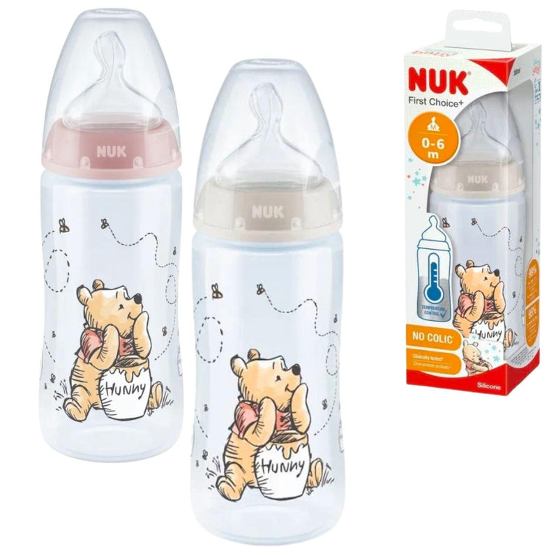 Mamadera Nuk F.Choice Winnie The Pooh 300 Ml (0-6 Meses)